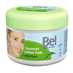 Bel Premium Cosmetic Lotion Pads Aloe Vera 30 Units Jag Couture London - New York