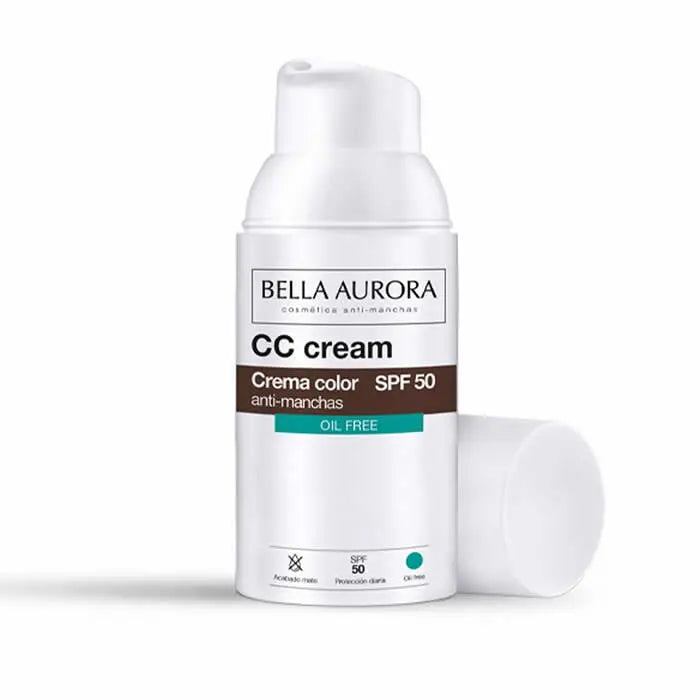 Bella Aurora CC Cream Anti-Blemish Oil Free Spf50 30ml Jag Couture London - New York