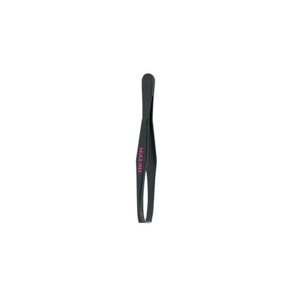 Jag Couture London - New York Beter Black Coated Steel Straight Tip Tweezers