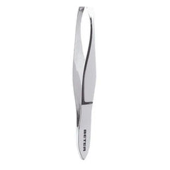 Beter Chrome Plated Straight Tip Tweezers Jag Couture London - New York