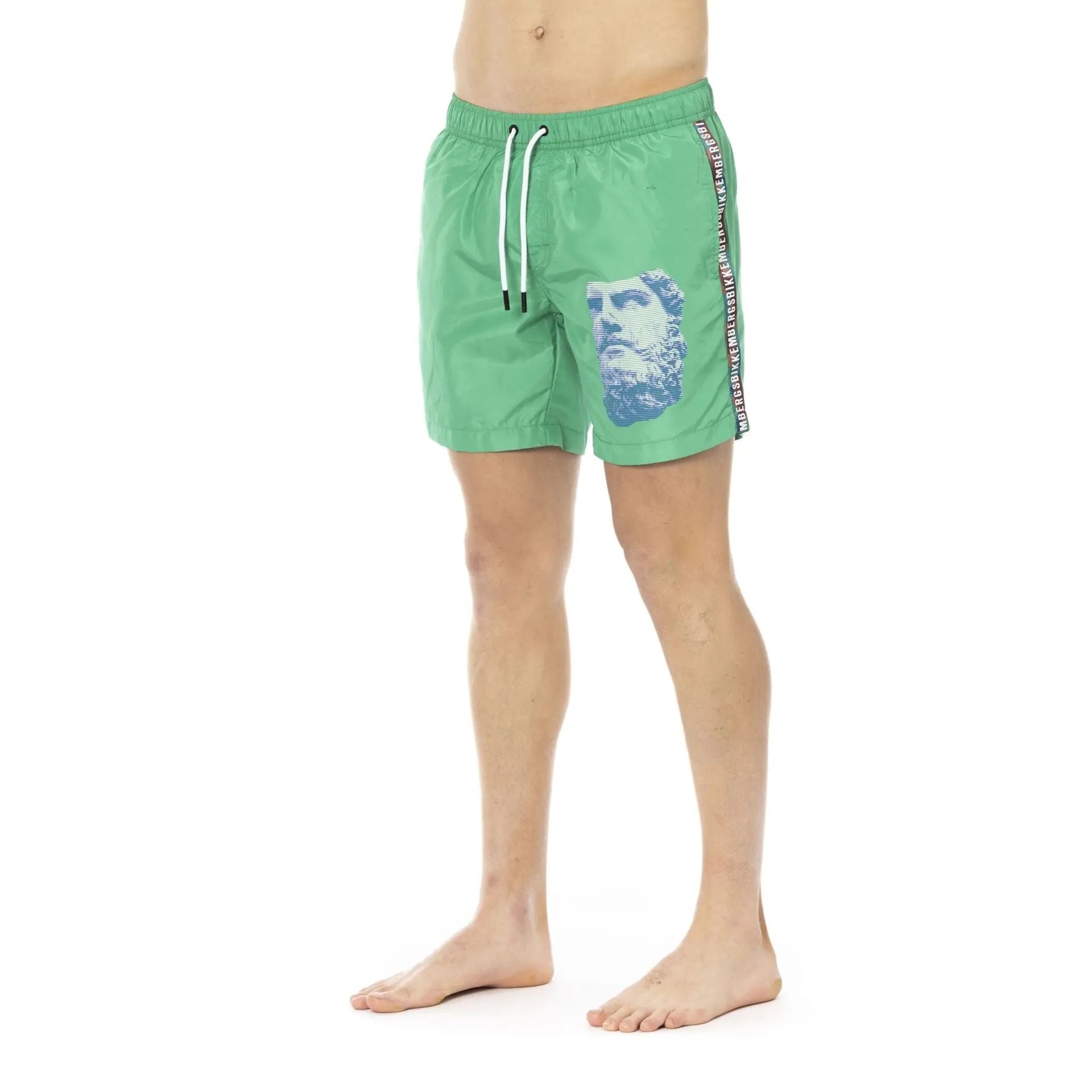 Bikkembergs Beachwear BKK1MBM13_VerdeGreen Jag Couture London - New York