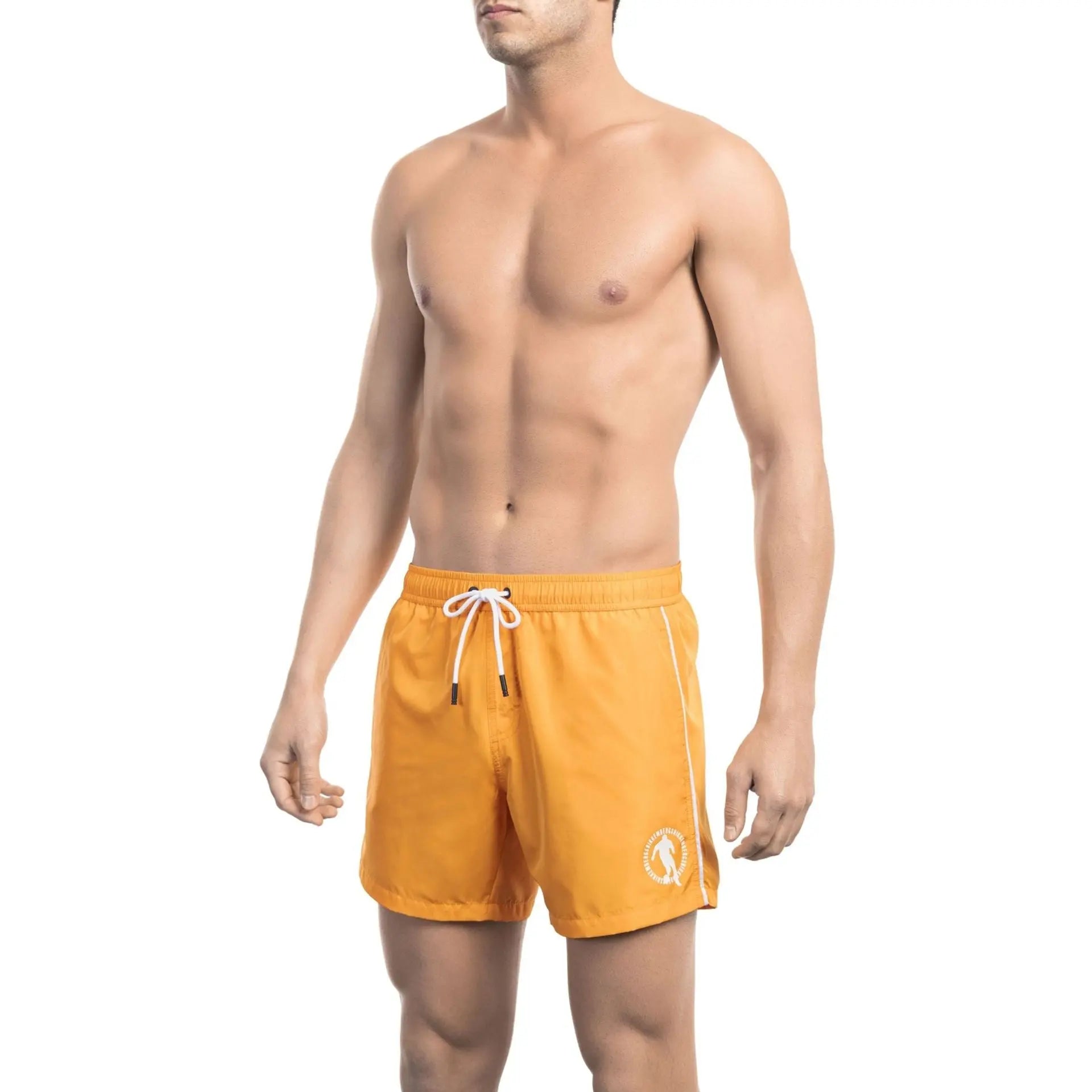 Bikkembergs Beachwear BKK1MBS05_ORANGE Jag Couture London - New York