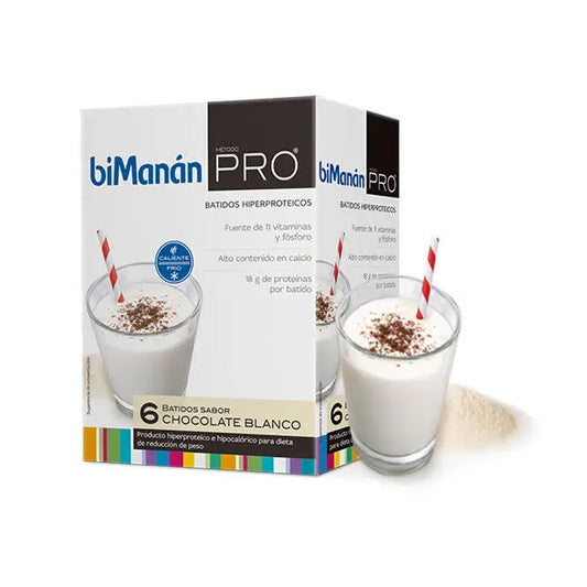 Bimanán Pro 6 White Chocolate-Flavoured Milkshakes 150g Jag Couture London - New York