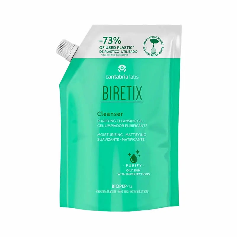 Biretix Cleanser Purifing Cleansing Gel  Refill 400ml Jag Couture London - New York