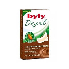 Byly Depil Chocolate Facial Bands 12 Units Jag Couture London - New York