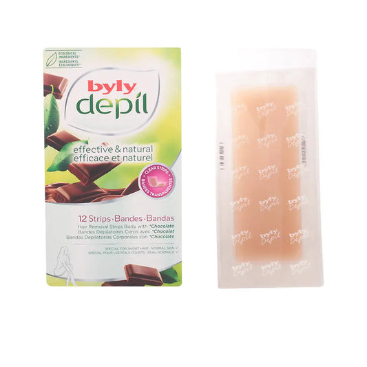 Byly Depil Chocolate Hair Removal Strips Body With Chocolate 12 Units Jag Couture London - New York