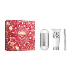 Jag Couture London - New York Carolina Herrera 212 Nyc Eau De Toilette Spray 100ml Set 3 Pieces Christmas 2023