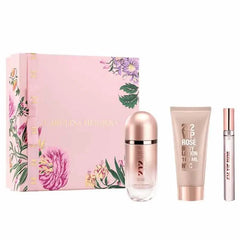 Carolina Herrera 212 Vip Rose Eau De Perfume Spray 80ml Set 3 Pieces Jag Couture London - New York