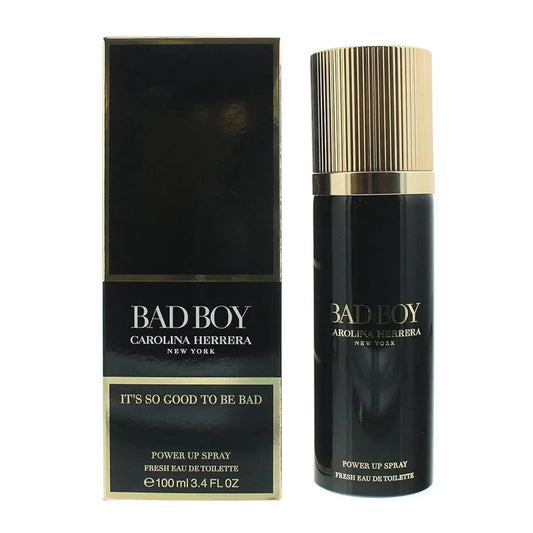 Carolina Herrera Bad Boy Spray Fresh Eau De Toilette Power Up 100ml Spray Jag Couture London - New York