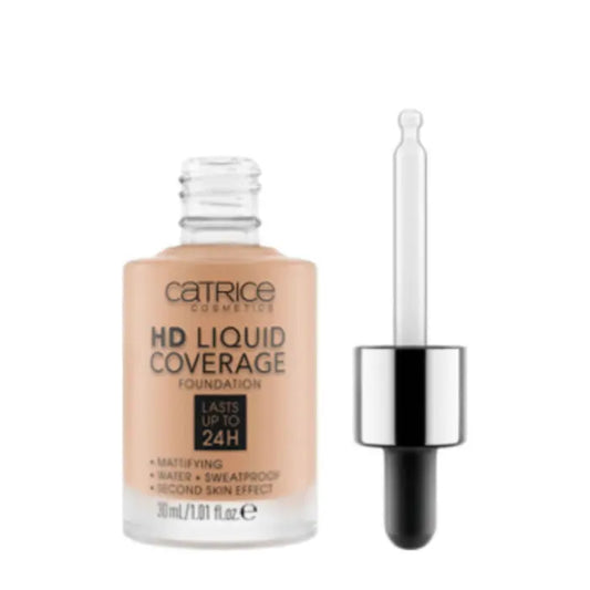 Catrice Hd Liquid Coverage Foundation Lasts Up Tp 24h 040 Warm Beige 30ml Jag Couture London - New York