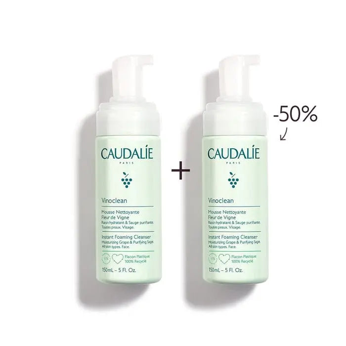 Jag Couture London - New York Caudalie Vinoclean Duo Instant Foaming Cleanser 2x150ml