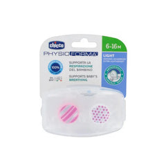 Chicco Pacifier Physio Light Pink 6-16M 2U Jag Couture London - New York