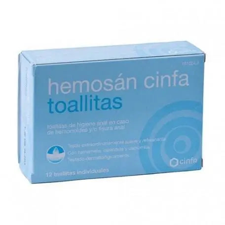 Jag Couture London - New York Cinfa We Have Individual Hemorrhoid Wipes 12 Units