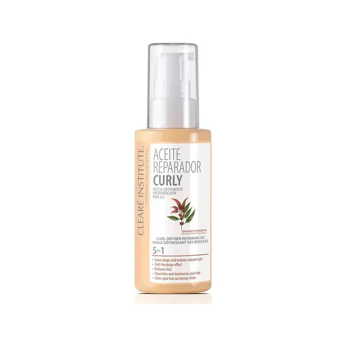 Jag Couture London - New York Clearé Institute Curly Curls Defined Curl Repair Oil Moisturising Shine 50ml