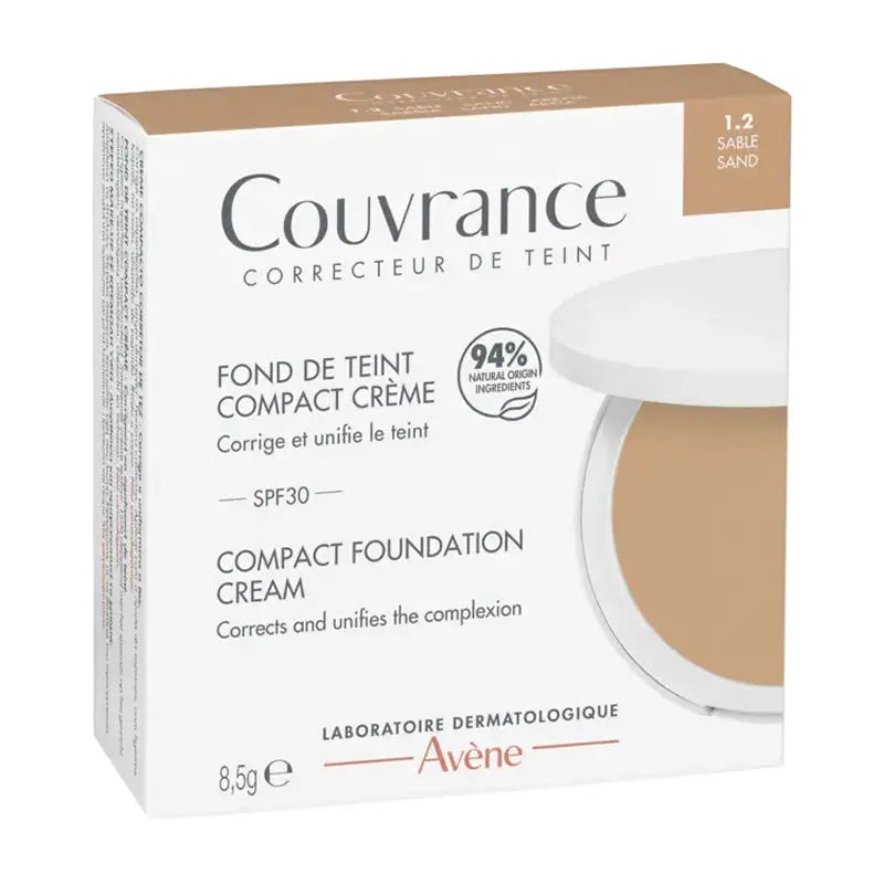 Couvrance Compact Cream Foundation 1.2 Sand Jag Couture London - New York