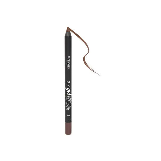 Deborah Milano 2 In 1 Gel Kajal And Eyeliner Waterproof 05 Brown Jag Couture London - New York