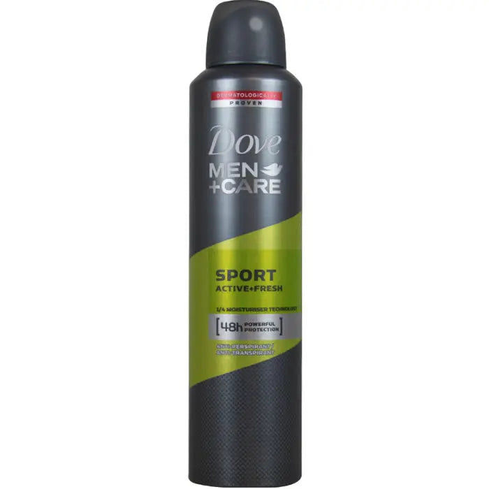 Dove Men Sport Active Fresh Deodorant Spray 250ml Jag Couture London - New York