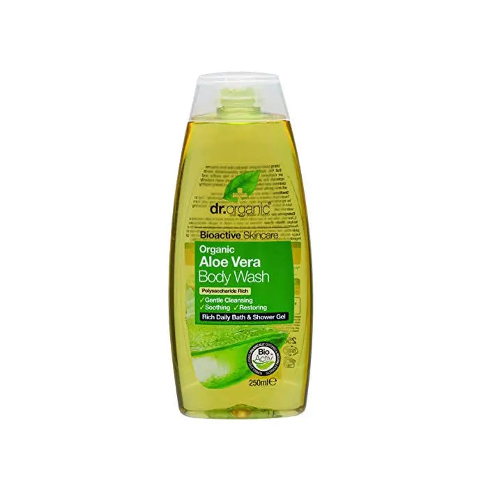 Dr Organic Aloe Vera Bath And Shower Gel 250ml Jag Couture London - New York