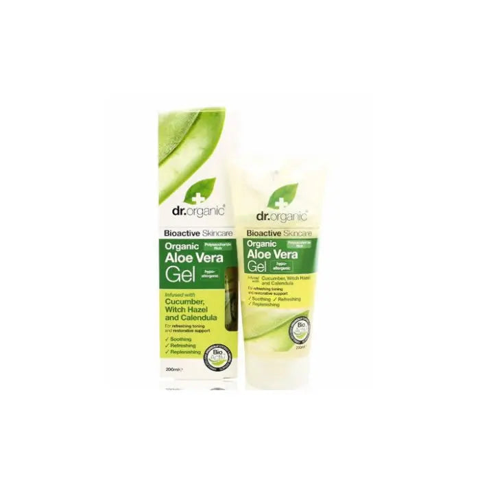 Dr Organic Aloe Vera Cucumber Gel 200ml Jag Couture London - New York