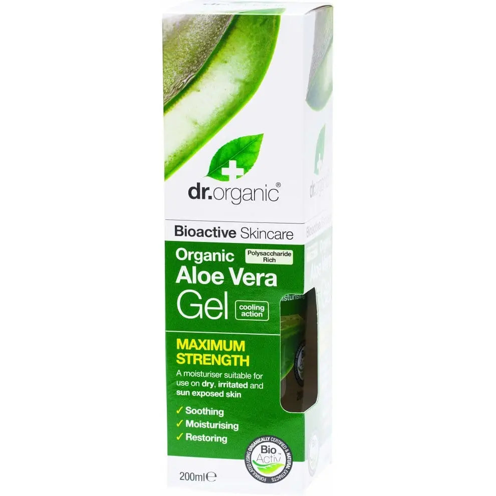 Jag Couture London - New York Dr Organic Aloe Vera Gel Maximum Strength 200ml