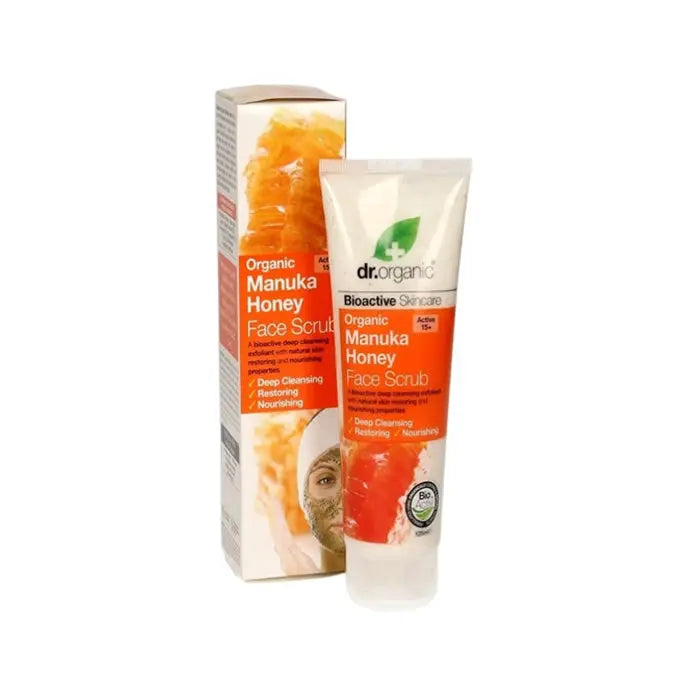 Dr Organic Manuka Honey Face Scrub 125ml Jag Couture London - New York