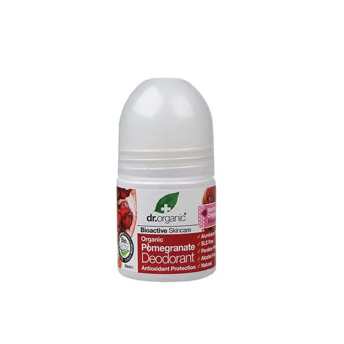 Jag Couture London - New York Dr Organic Pomegranate Deodorant Roll On 50ml