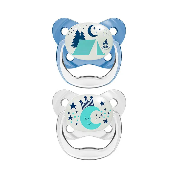 Dr. Brown's Prevent Nocturne Pacifier Blue T/2 6-18M Jag Couture London - New York