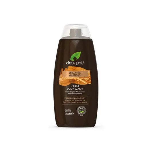 Dr. Organic Ginseng Hair &amp; Body Wash 250ml Jag Couture London - New York