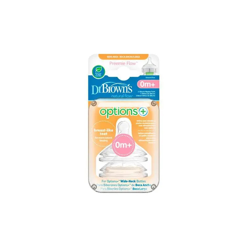 Jag Couture London - New York Dr.brown´s Dr Brown's Options Preemie Flow Tetina 2 Unidades