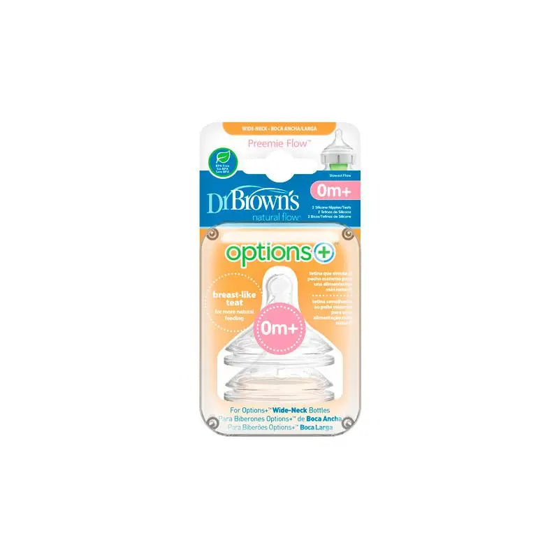 Dr.brown´s Dr Brown's Options Preemie Flow Tetina 2 Unidades Jag Couture London - New York
