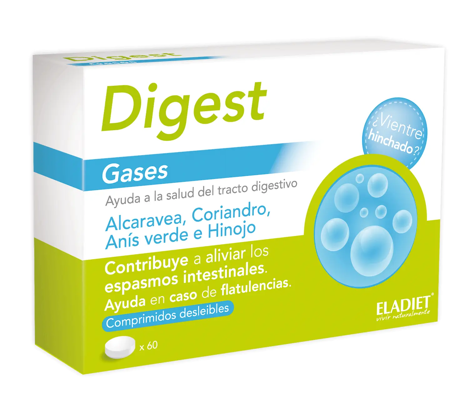 Eladiet Bigest Digest Gases 60 Comp Jag Couture London - New York