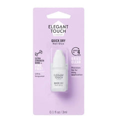 Elegant Touch Quick Dry Nail Glue 5 Seconds Jag Couture London - New York