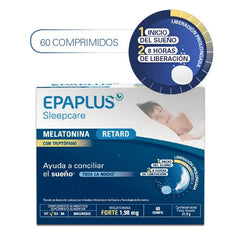 Epaplus Sleep Melatonina Retard Balance 60 Capsules Jag Couture London - New York
