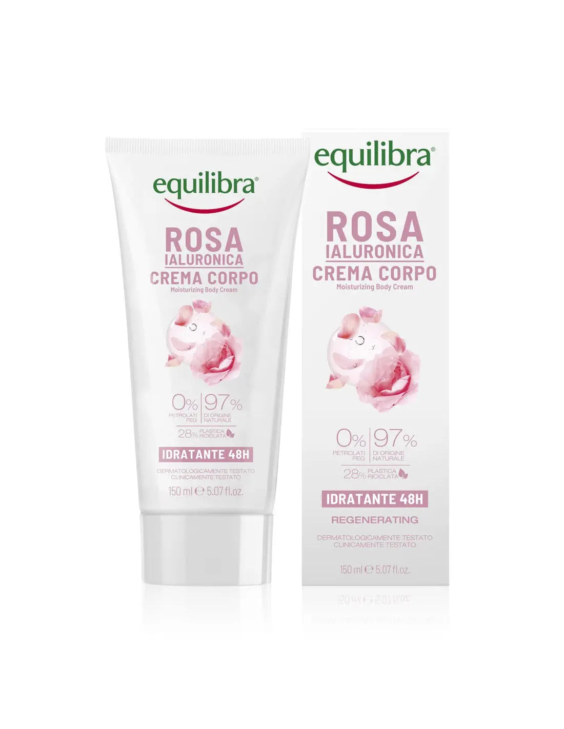 Equilibra Rose Hialuron Body Cr 150ml Jag Couture London - New York