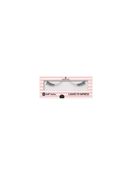 Essence Cosmetics Lashes to Impress Pestañas Artificiales 03-Half Lashes 1 U Jag Couture London - New York
