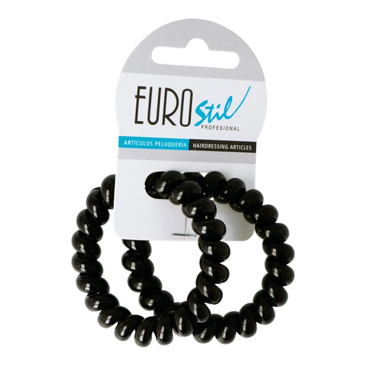 Eurostil Negro Negro Gomas En Espiral Grande 55cm Pack 1un Jag Couture London - New York