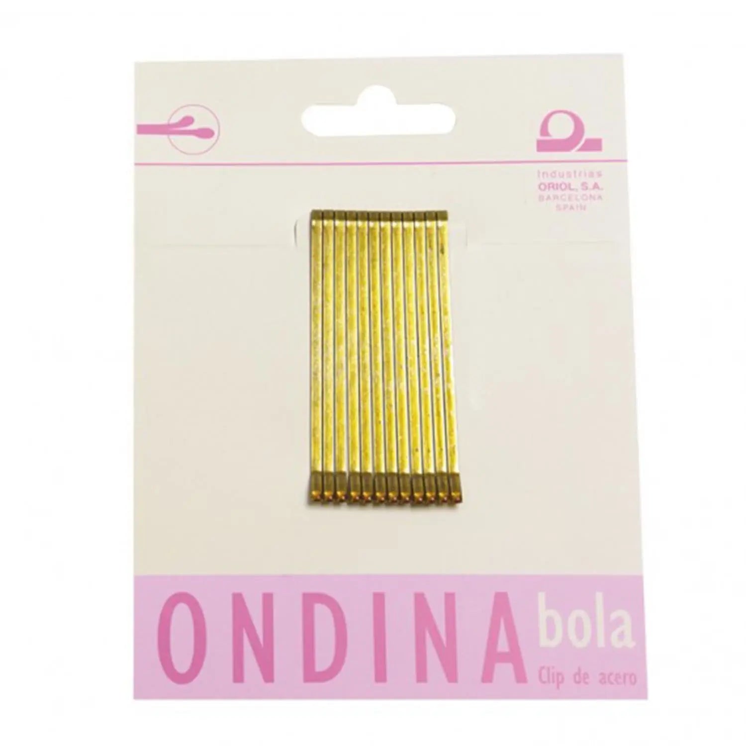 Eurostil Ondina Clips 50mm Bola Bronce 12un Jag Couture London - New York