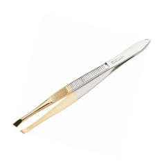 Jag Couture London - New York Eurostil Punta Dorada Pinza De Depilar 8cm 1un