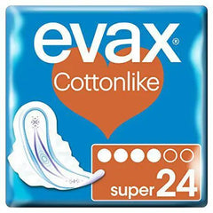 Evax Cottonlike Compresas Super Alas 24 U Jag Couture London - New York