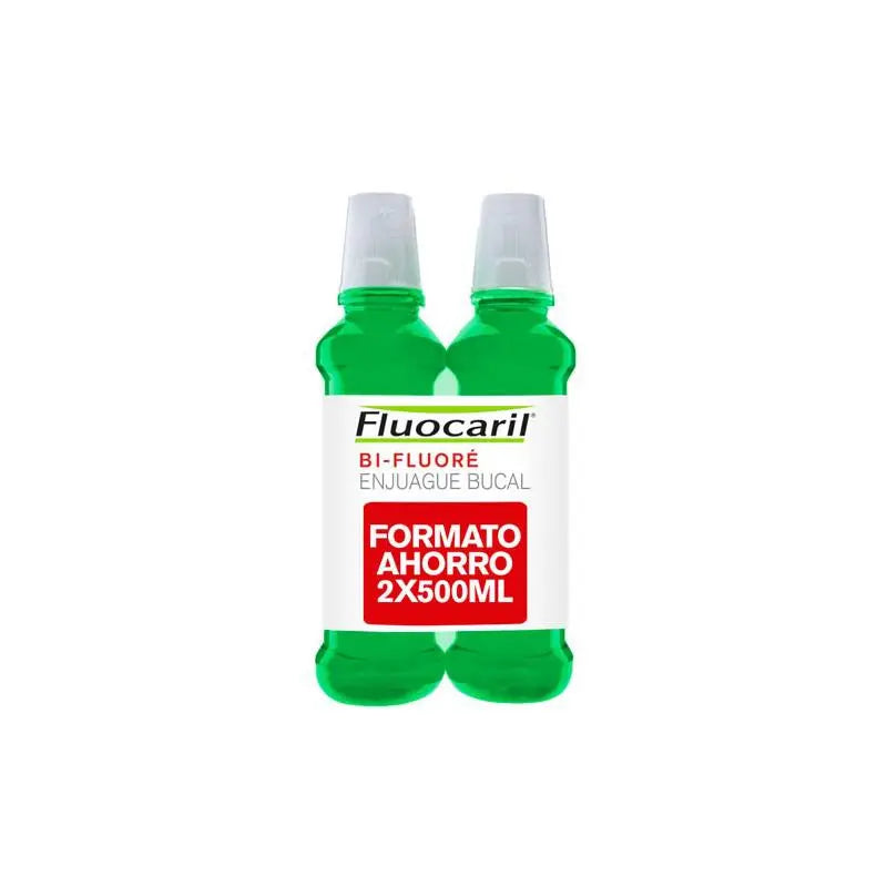 Fluocaril Mouthwash Bi Fluore 2x500ml Duo Jag Couture London - New York