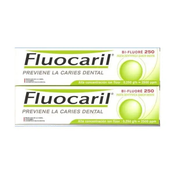 Jag Couture London - New York Fluocaril Pasta Dentífrica Sabor Menta Prevención Caries 2x125ml