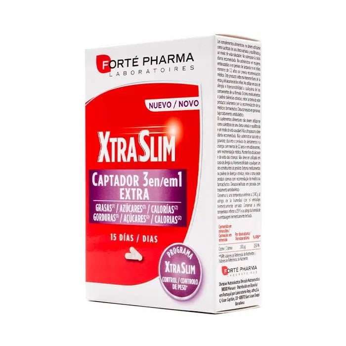 Jag Couture London - New York Forté Pharma Xtraslim Captador 3 in 1 60 Capsules
