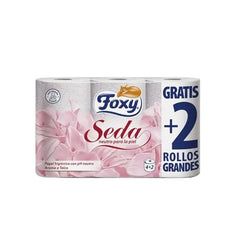 Jag Couture London - New York Foxy Silk Toilet Paper 3 Layers 4 + 2 Rolls