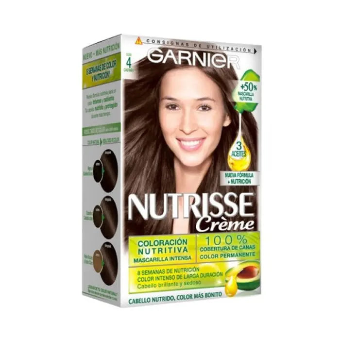 Garnier Nutrisse Crème Nourishing Color 4 Brown Jag Couture London - New York