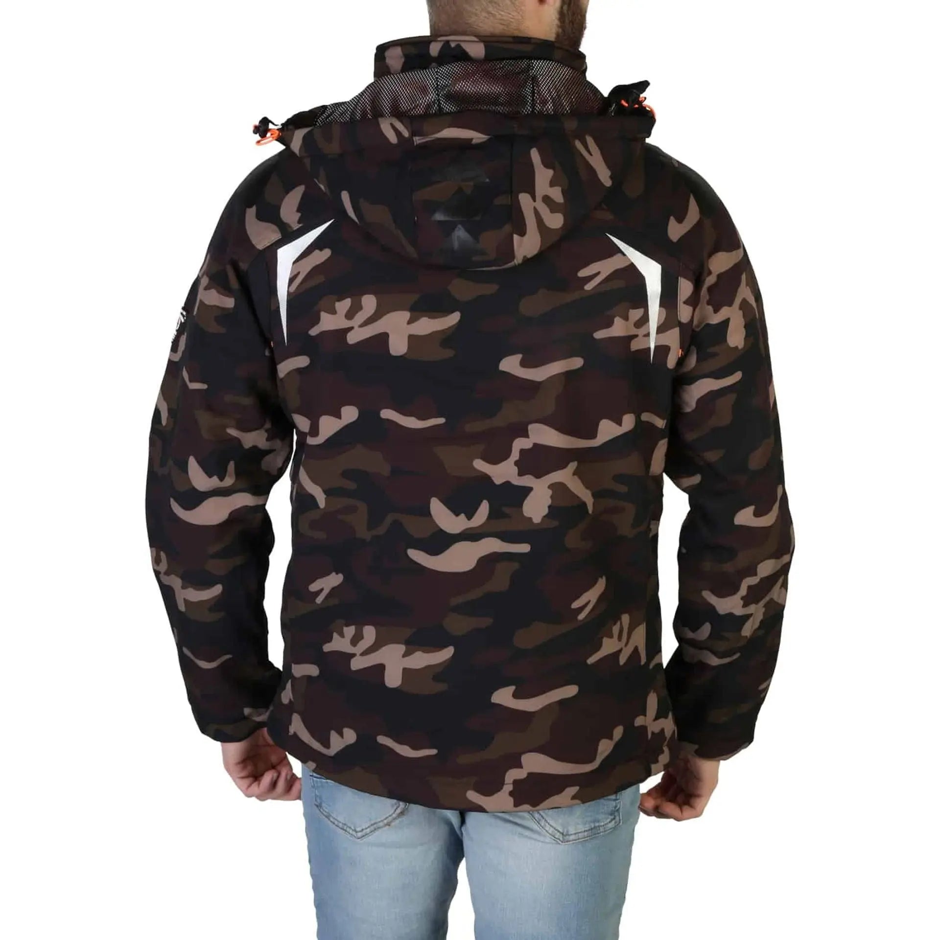 Geographical Norway Techno-camo_man_kaki-orange Jag Couture London - New York