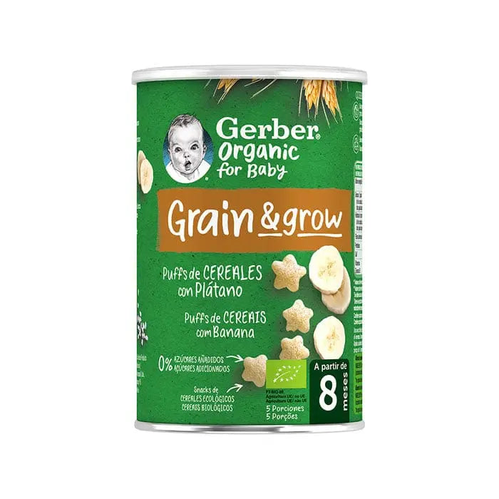 Jag Couture London - New York Gerber Organic Puff Cereals and Banana