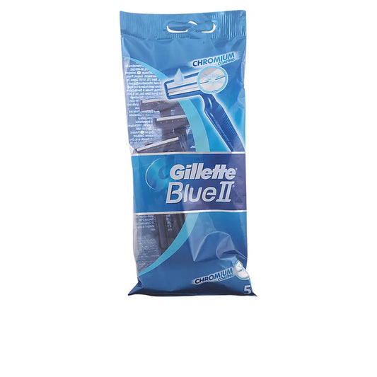 Gillette Blue II Chromium Coating 5 Units Jag Couture London - New York