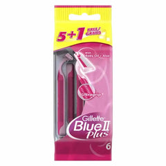 Gillette Blue II Plus 5 + 1 Units Jag Couture London - New York