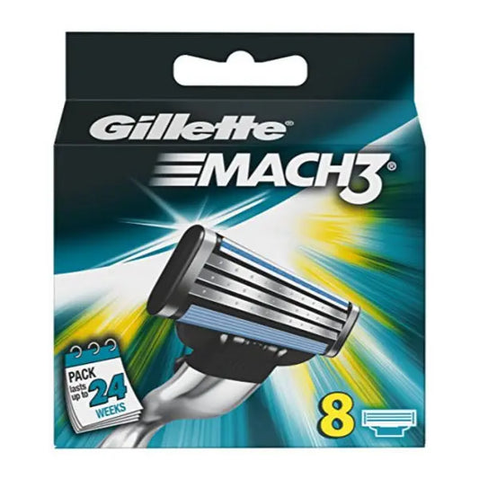 Gillette Mach3 Refill 8 Units Jag Couture London - New York