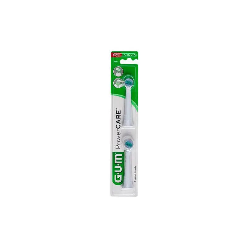 Gum Power Care Spare Part Electric Brush 2 Units Jag Couture London - New York